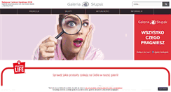 Desktop Screenshot of galeriaslupsk.eu
